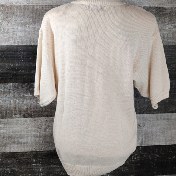 Vintage Deadstock 80's Maori Bee leather sweater - Picture 6 of 6